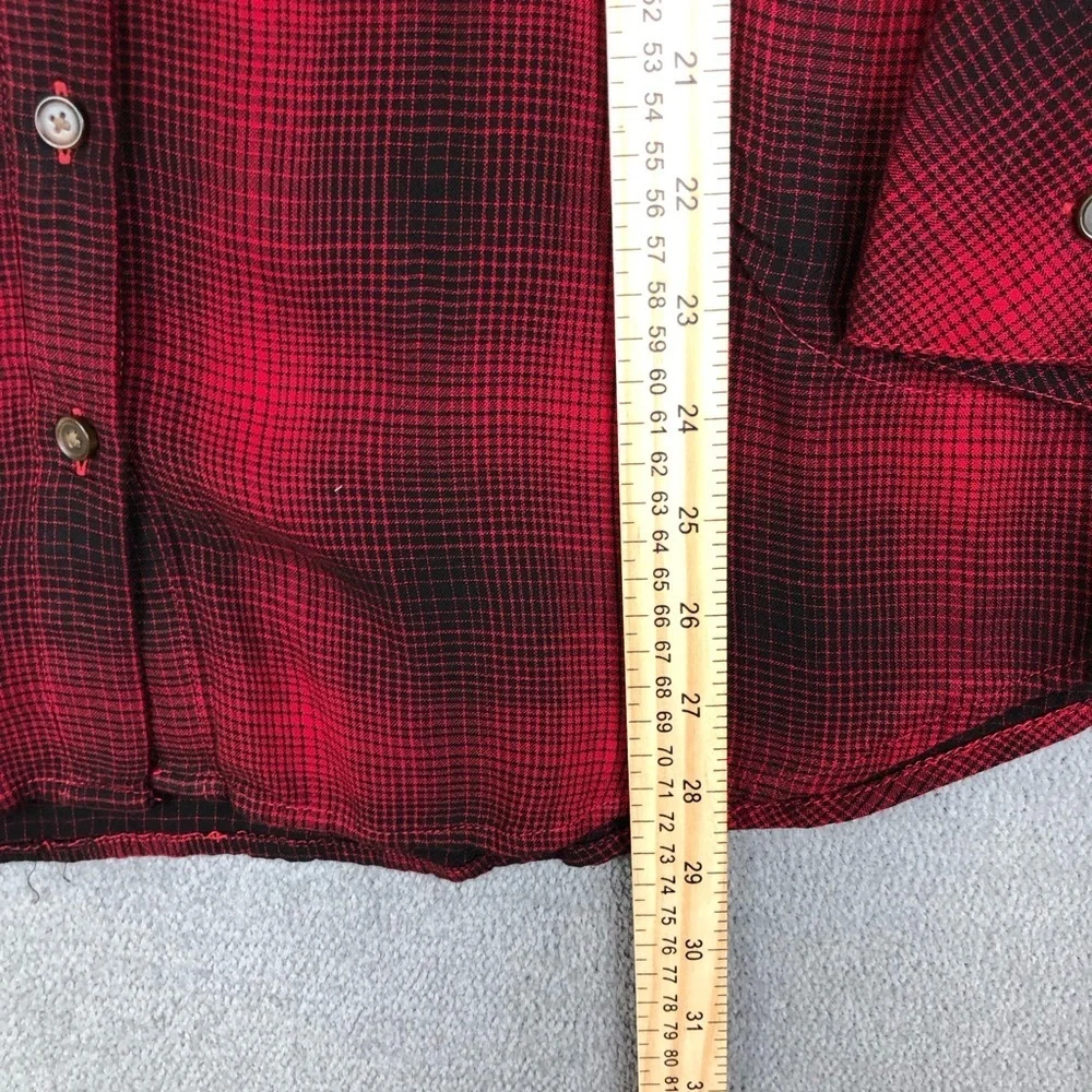 J. Jill Plaid long sleeve oversized button down shirt size XS - Picture 8 of 8